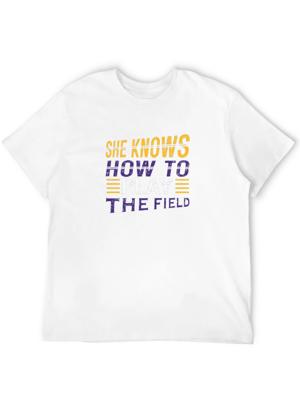 She Knows How To Play The Field Graphic Tee