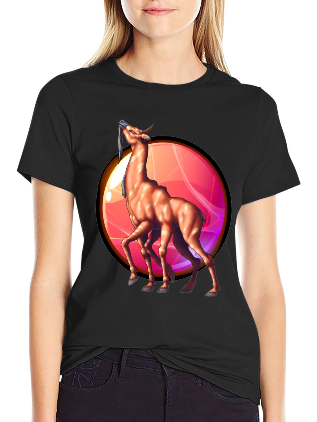 Unique Four-Legged Creature Graphic Tee