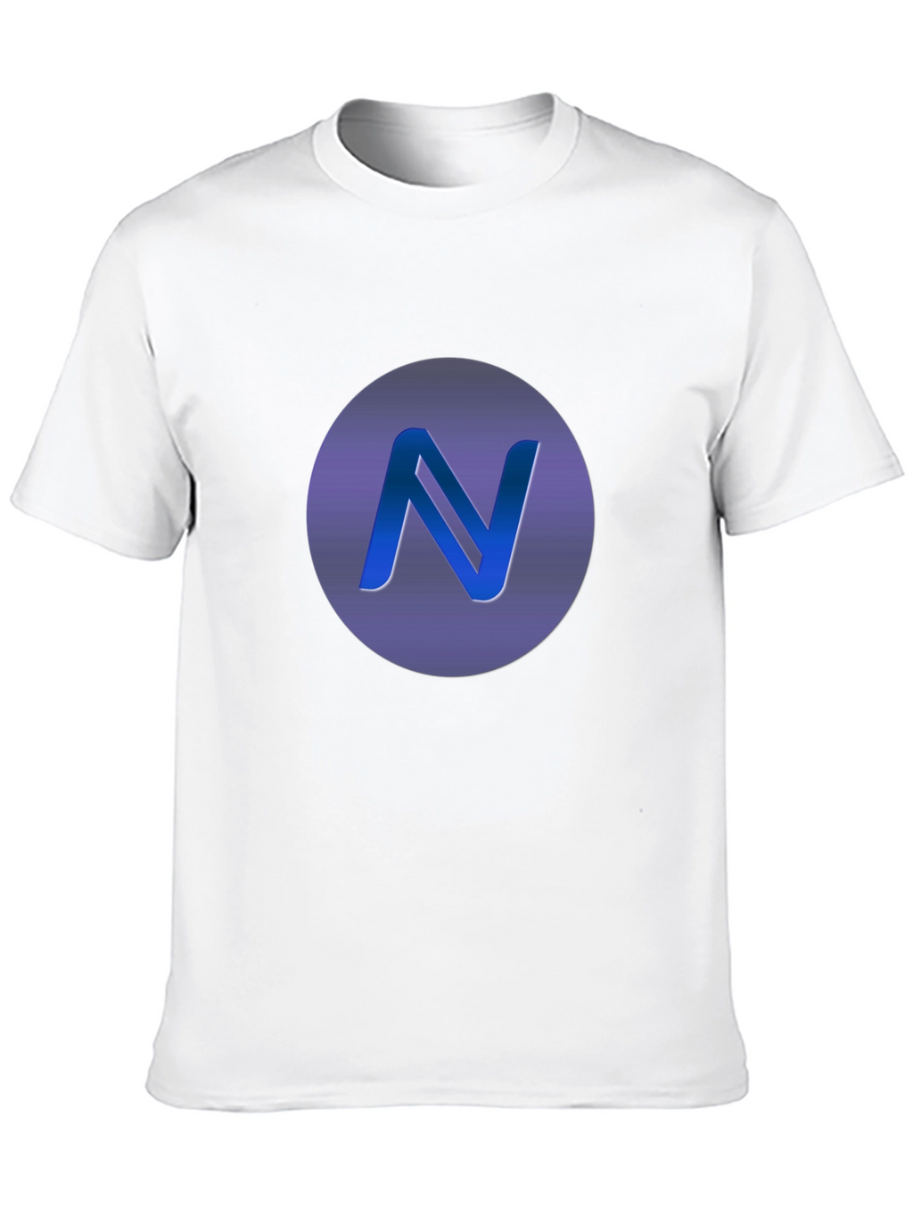 Stylish Black T-Shirt with Letter N Logo