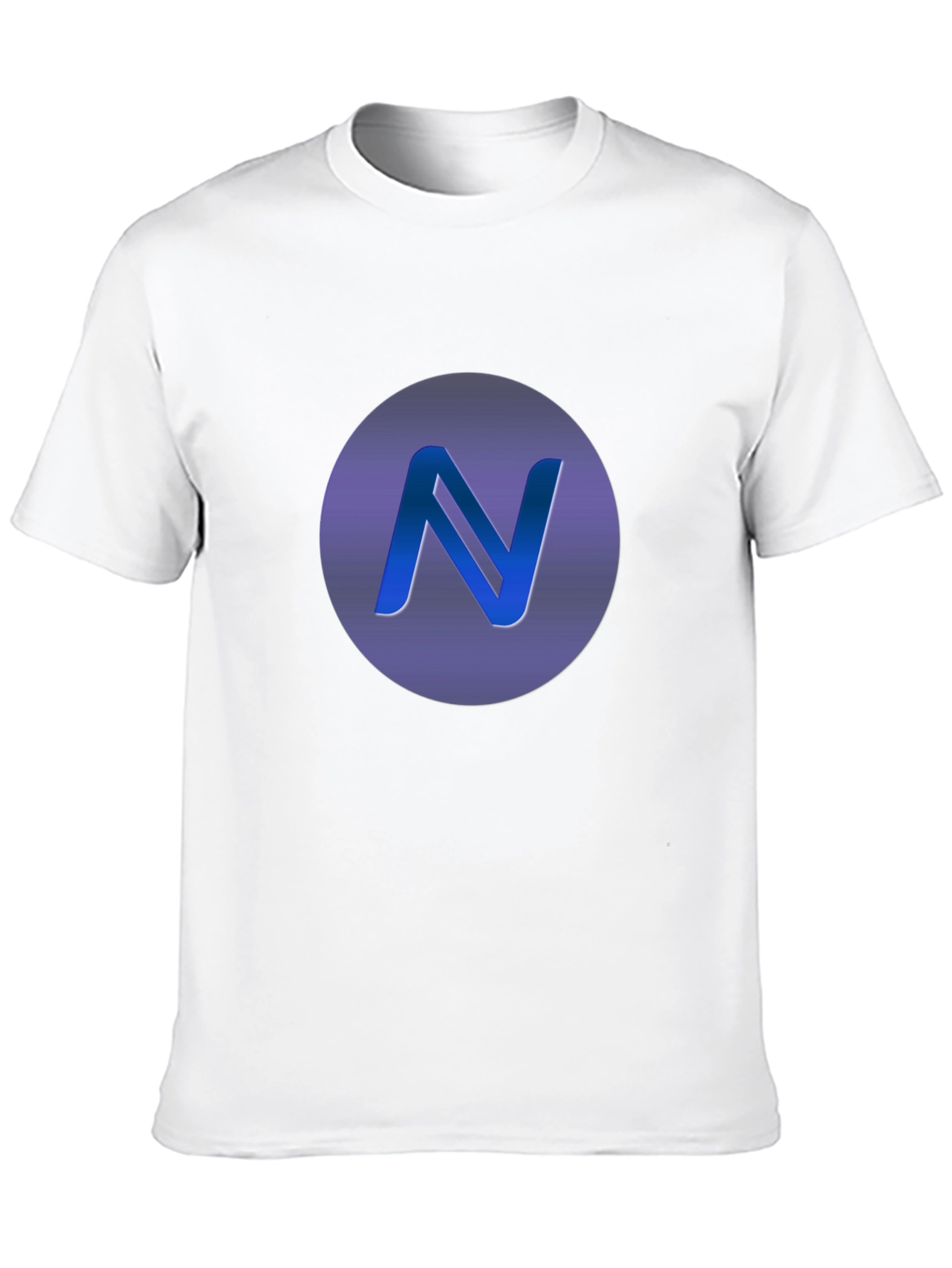 Stylish Black T-Shirt with Letter N Logo