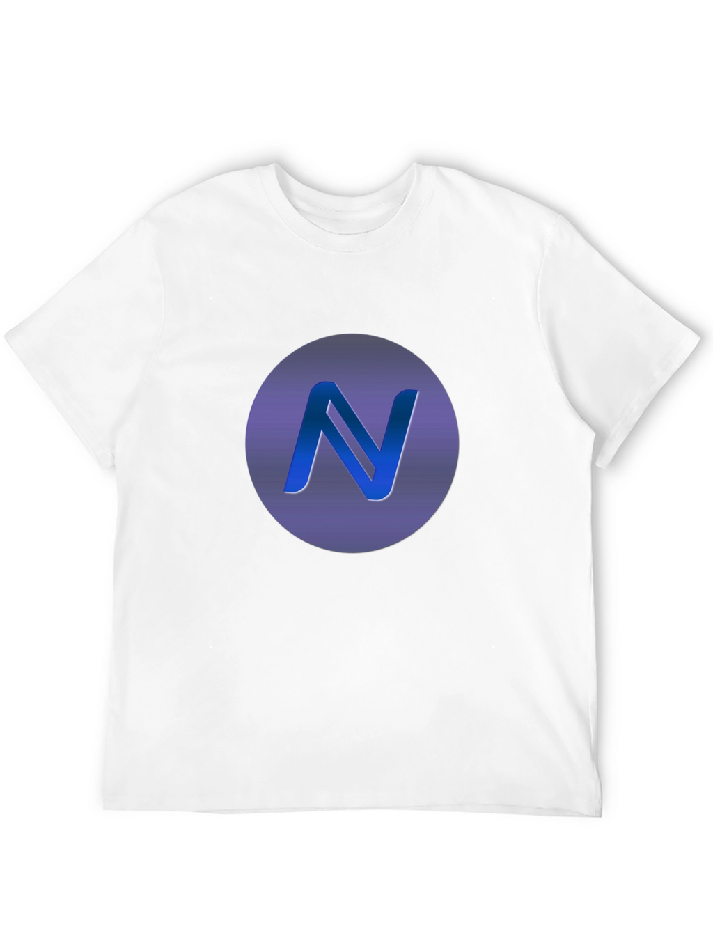 Stylish Black T-Shirt with Letter N Logo