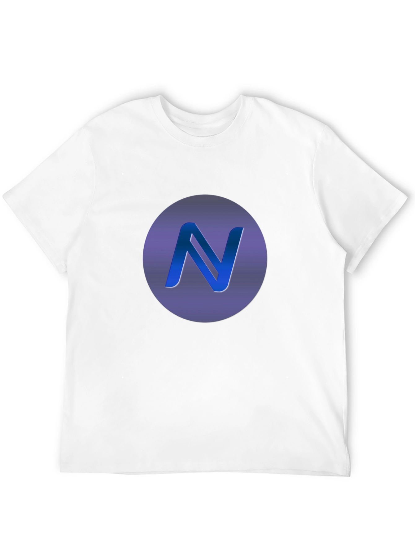 Stylish Black T-Shirt with Letter N Logo