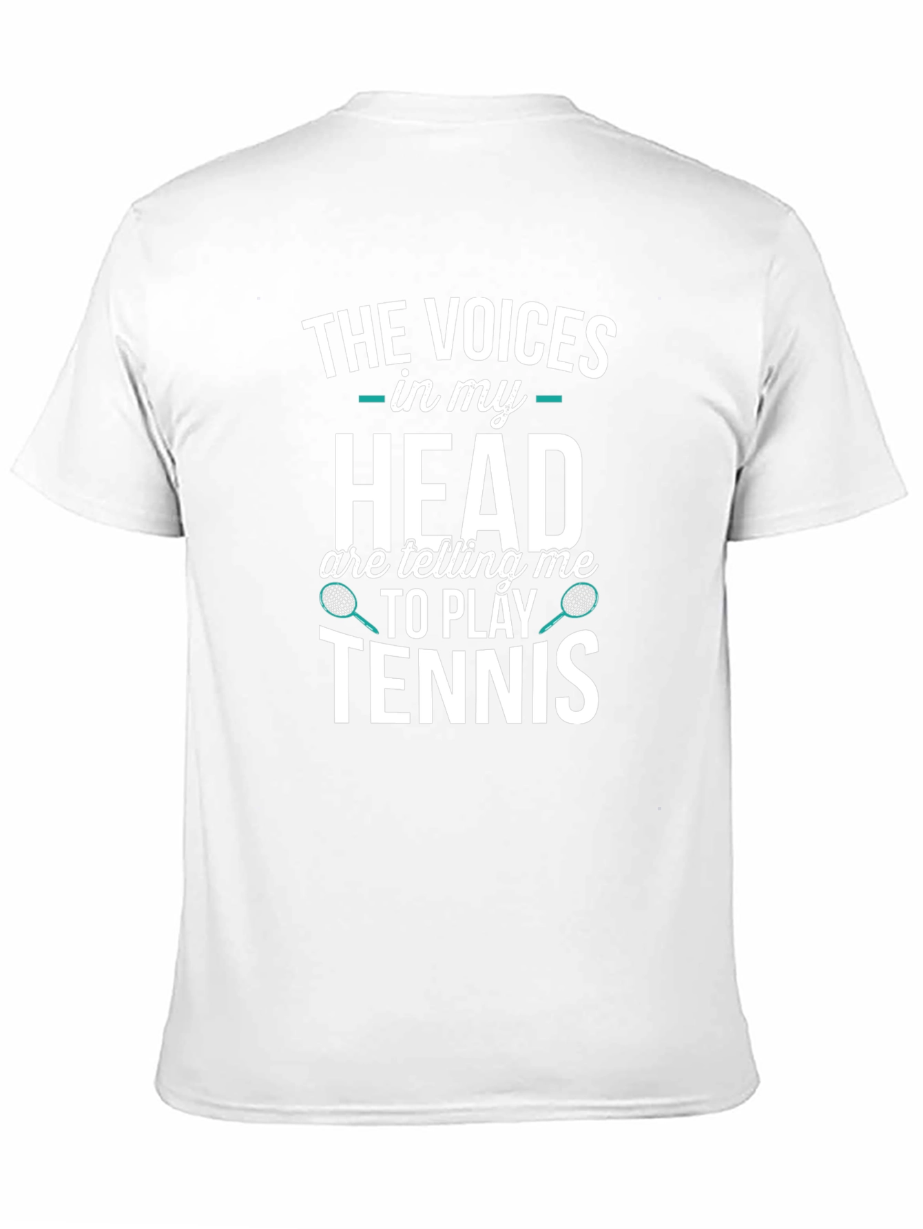 Tennis Player T-Shirt: Voices in My Head
