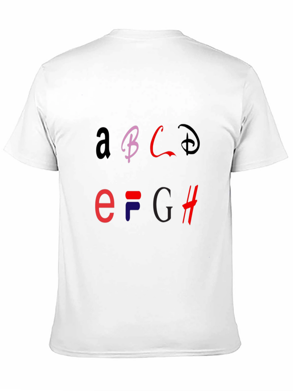 Alphabet Logo Graphic T-Shirt - Stylish Casual Tee