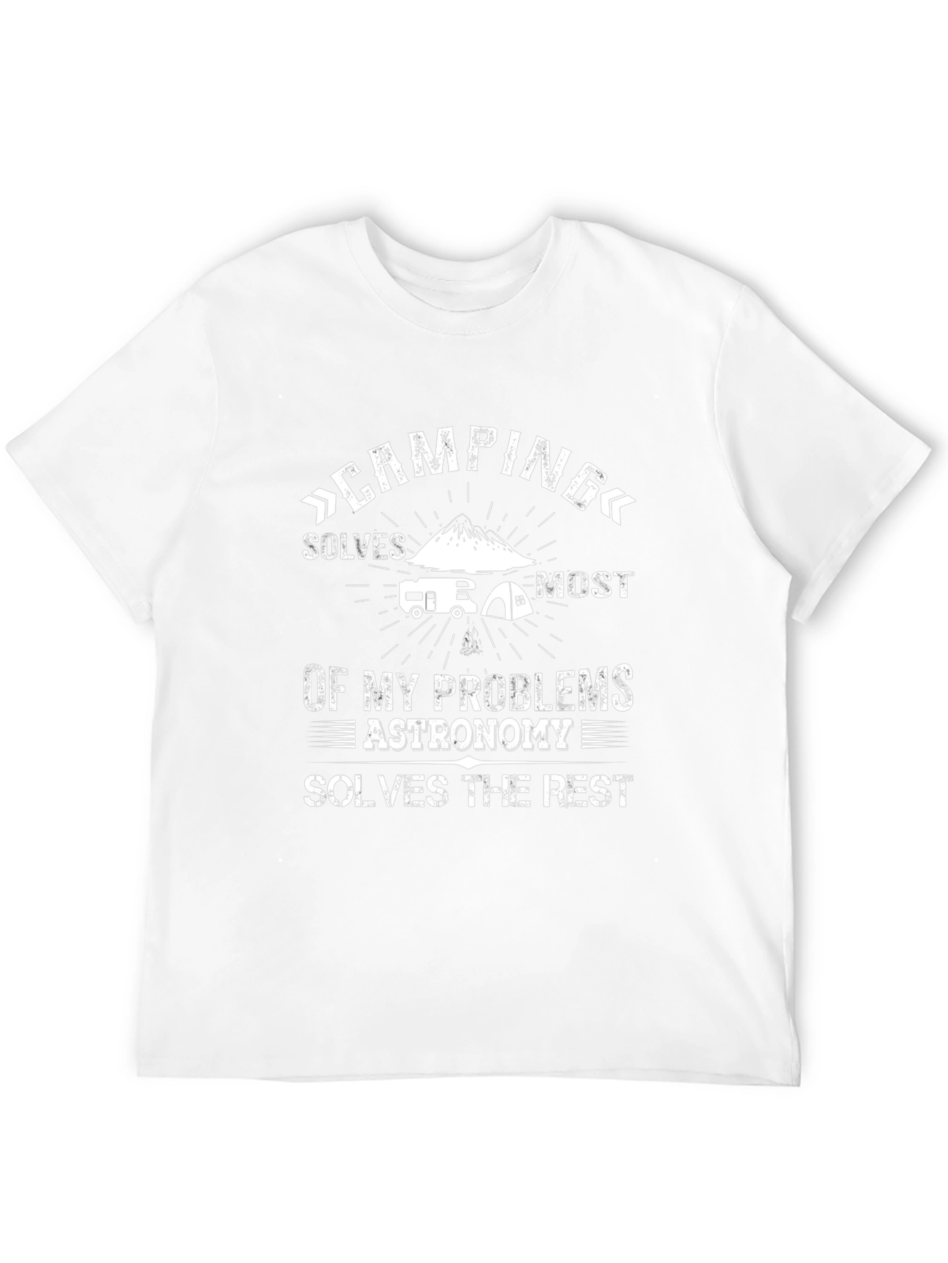 Camping Solves Most Problems T-Shirt