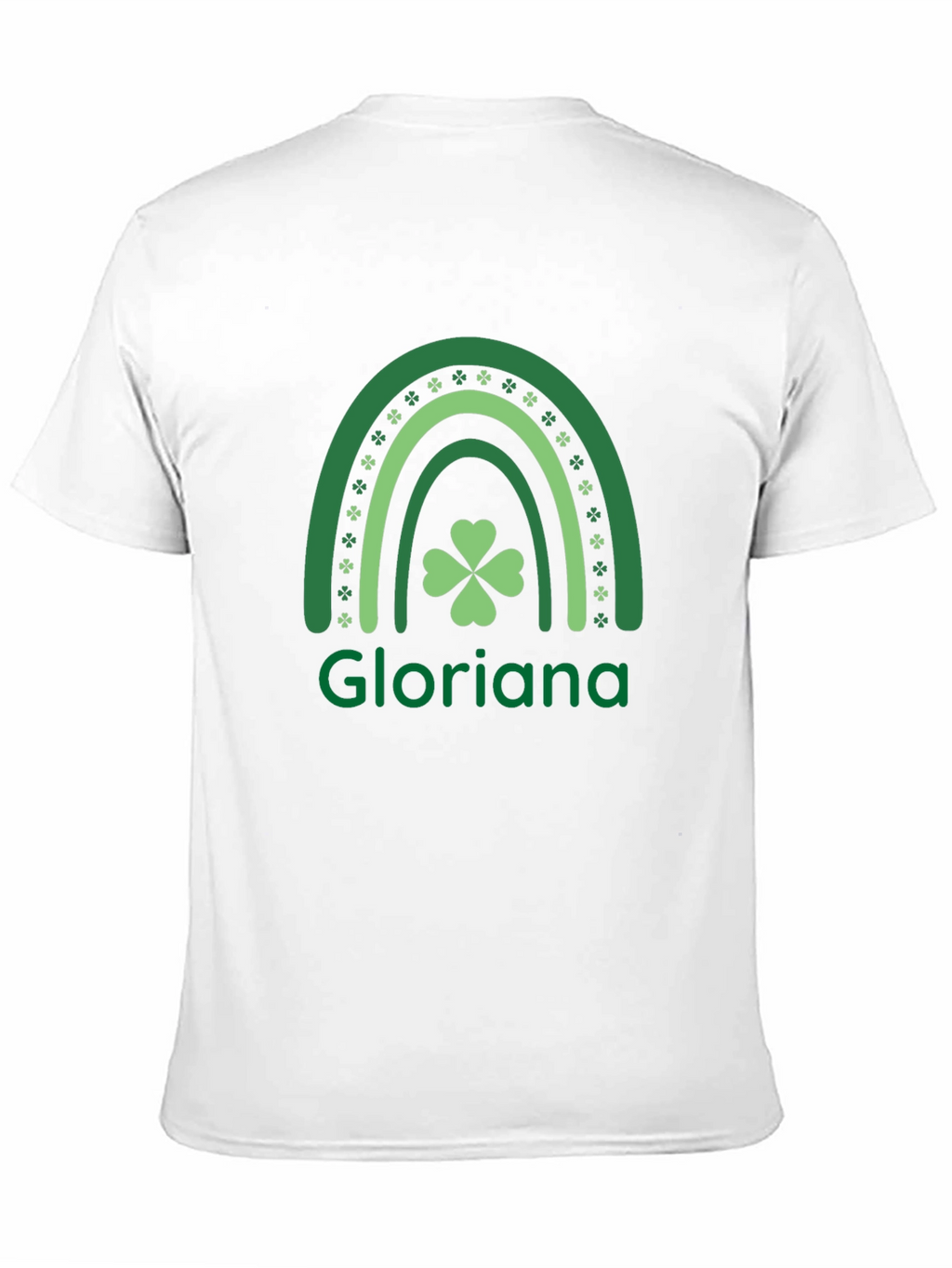 Gloriana Rainbow Shamrock St. Patricks Day T-Shirt