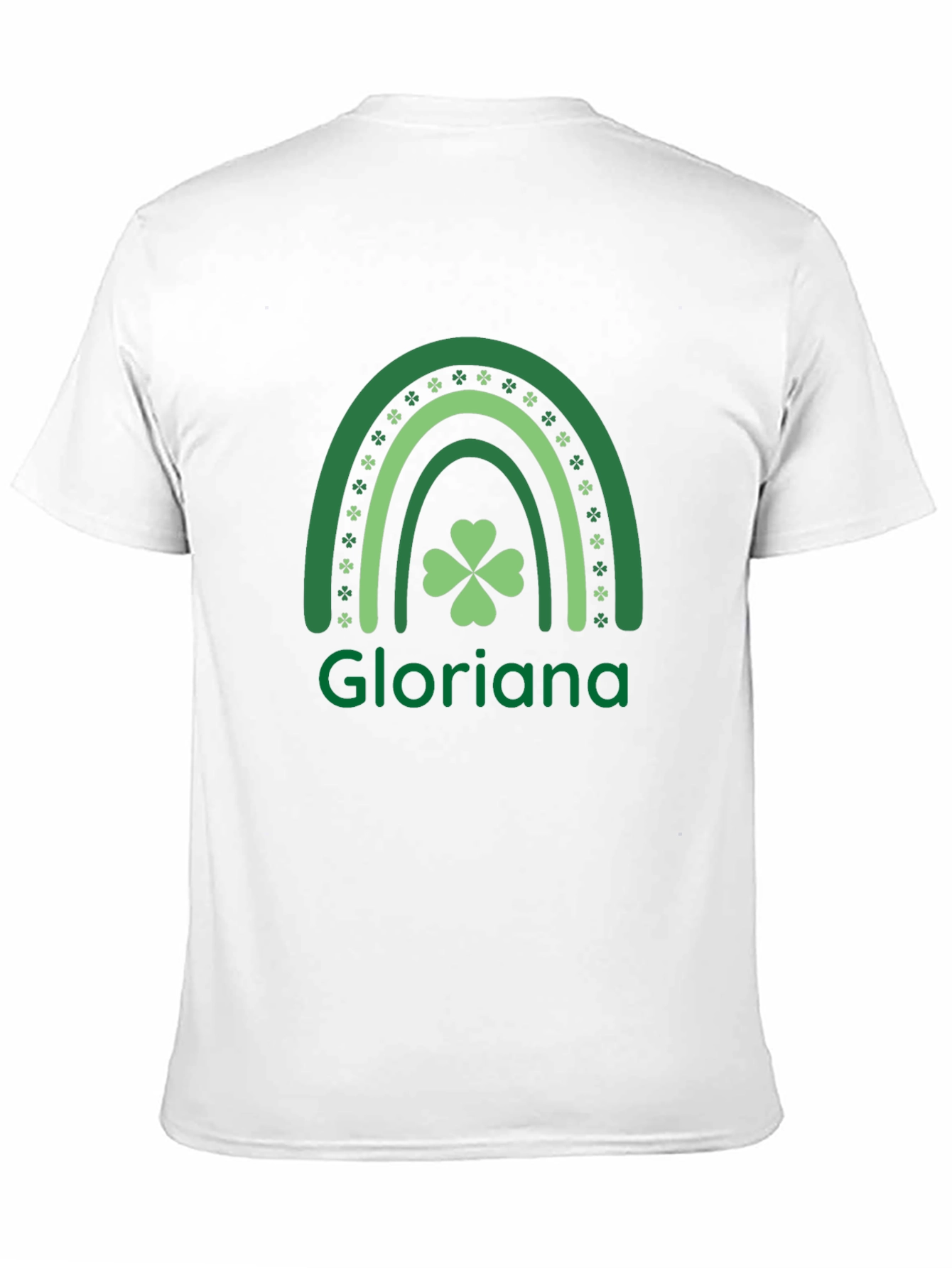 Gloriana Rainbow Shamrock St. Patricks Day T-Shirt