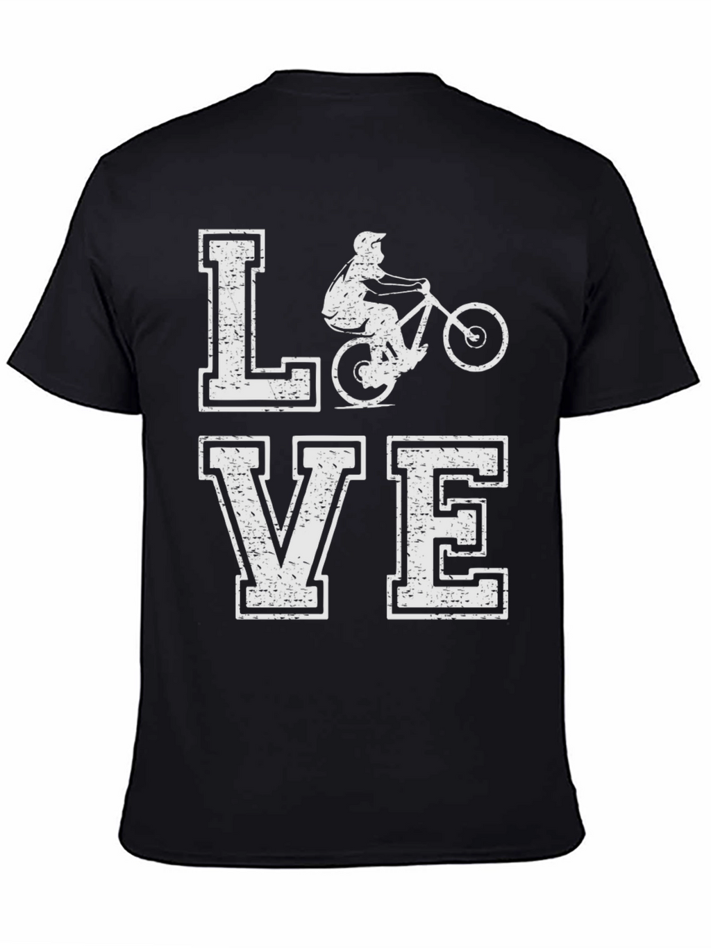 Mountain Bike Love T-Shirt Distressed Graphic Tee