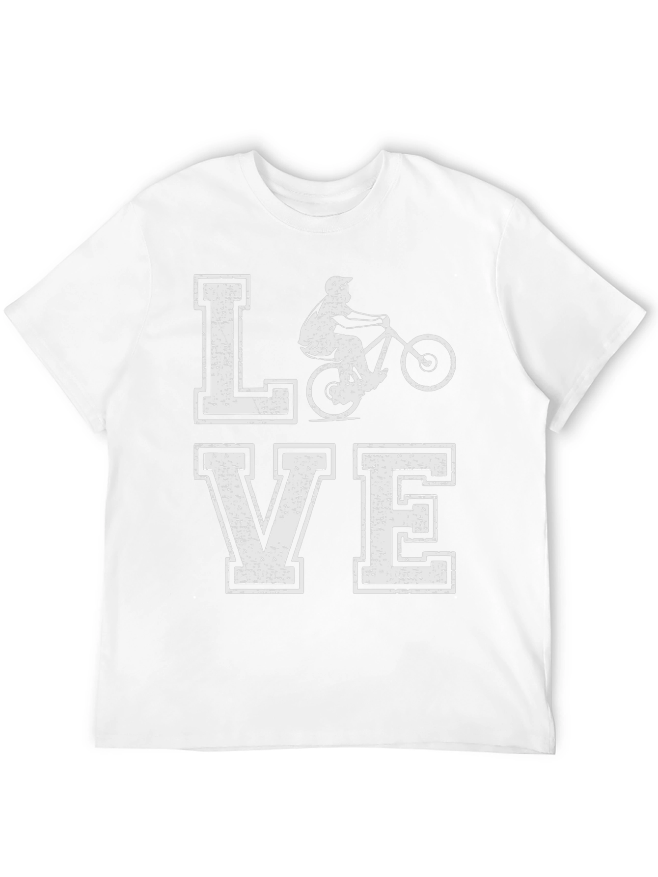 Mountain Bike Love T-Shirt Distressed Graphic Tee