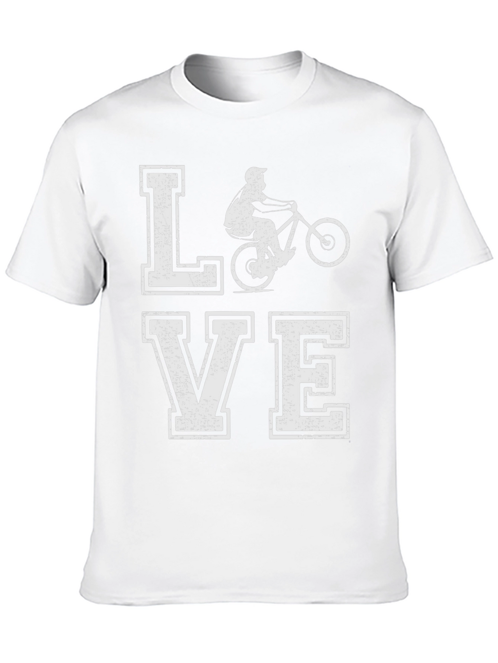 Mountain Bike Love T-Shirt Distressed Graphic Tee