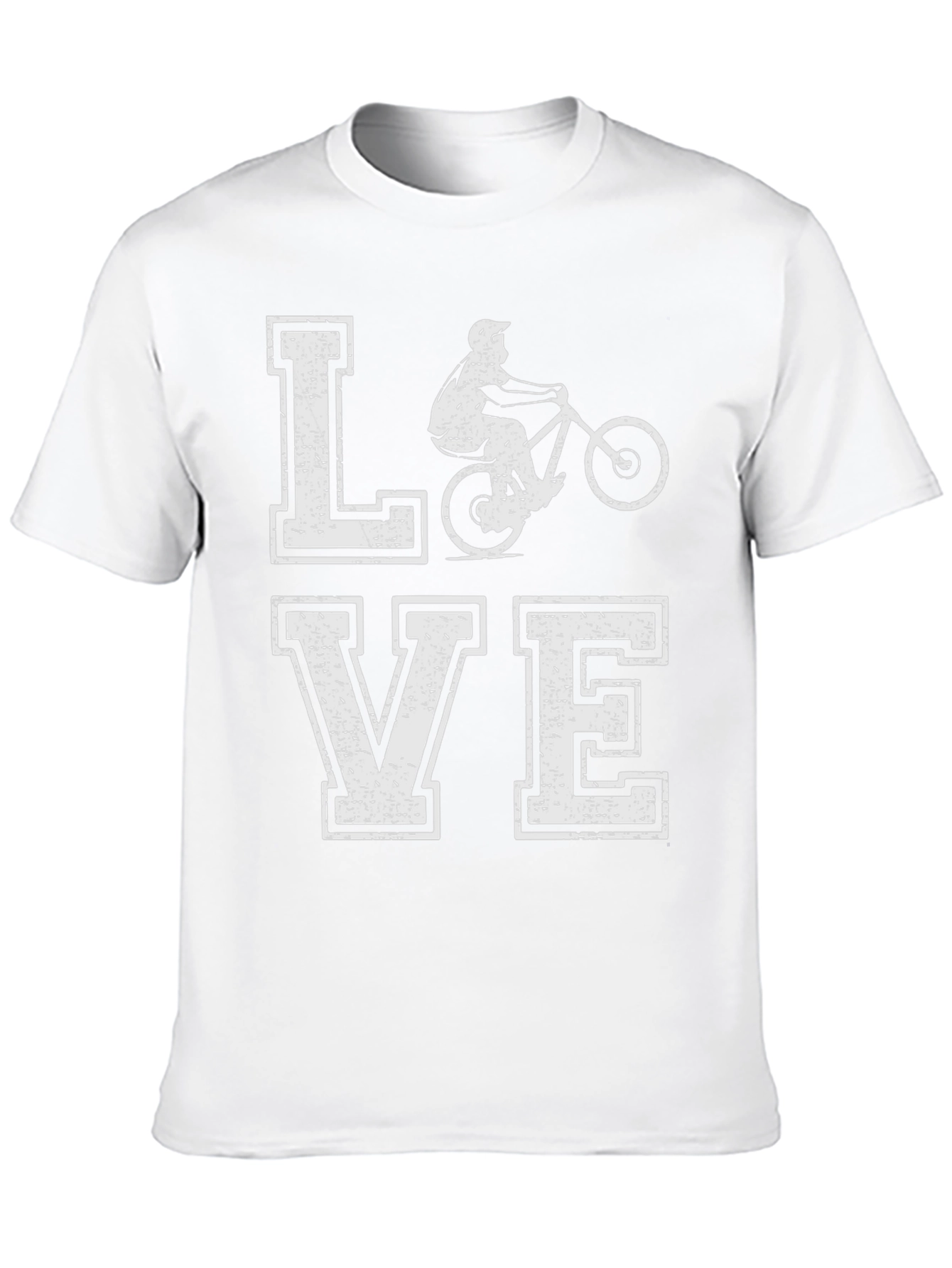 Mountain Bike Love T-Shirt Distressed Graphic Tee
