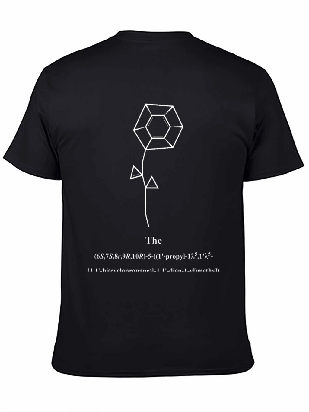 Unique Geometric Rose T-Shirt