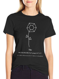Unique Geometric Rose T-Shirt