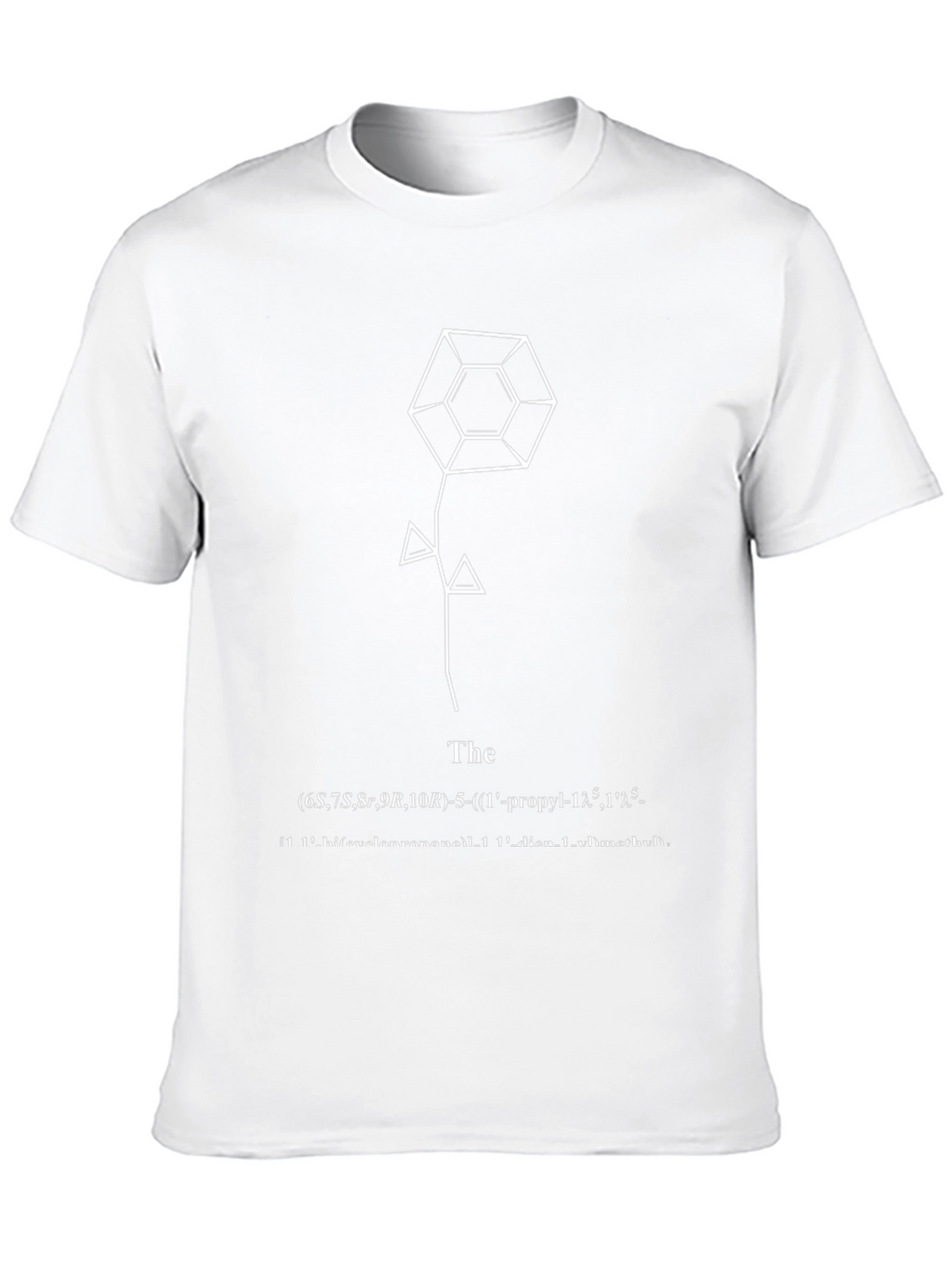 Unique Geometric Rose T-Shirt