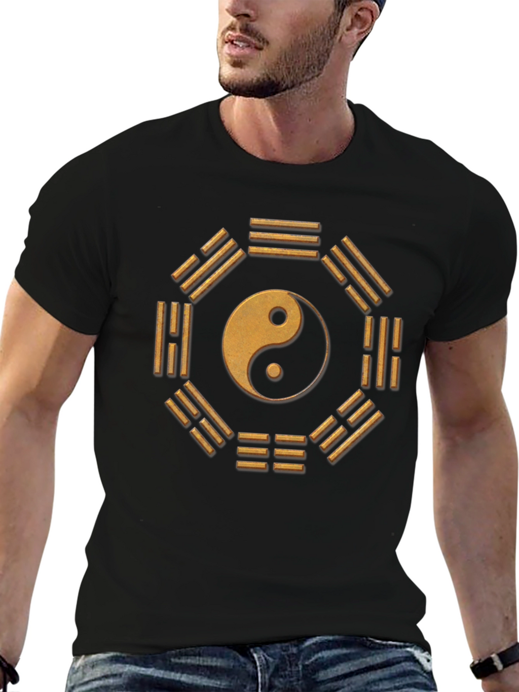 Yin Yang Bagua T-Shirt - Symbol of Harmony