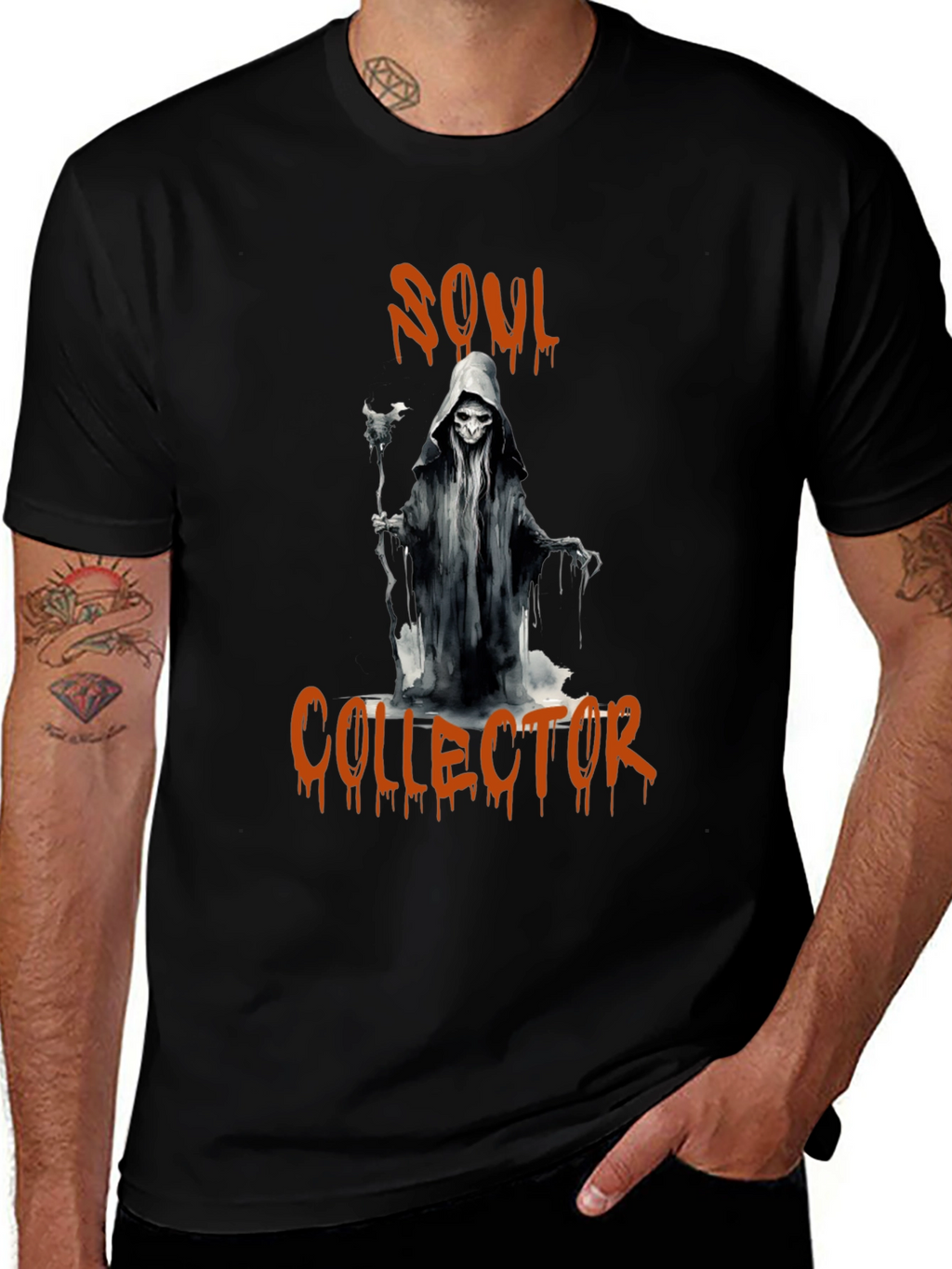 Soul Collector Graphic Tee - Reaper Design