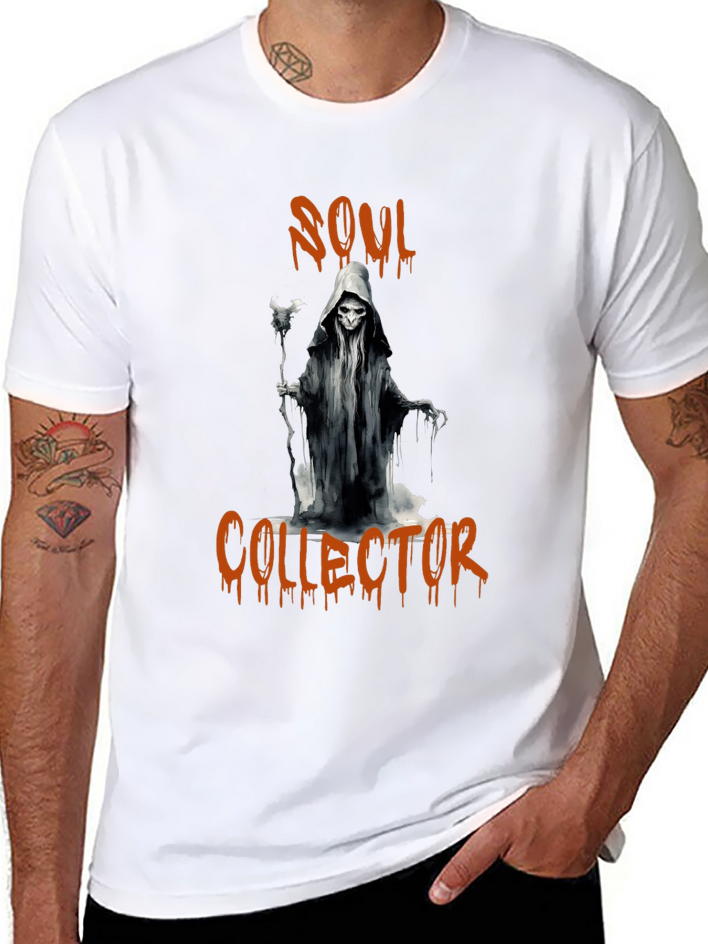 Soul Collector Graphic Tee - Reaper Design