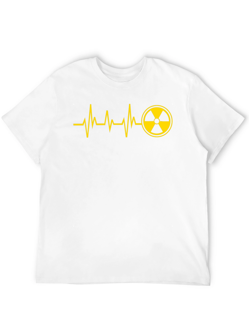 Radioactive Heartbeat Graphic Tee - Black
