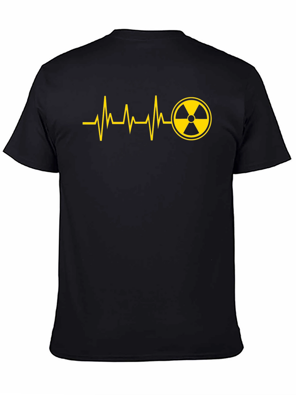 Radioactive Heartbeat Graphic Tee - Black