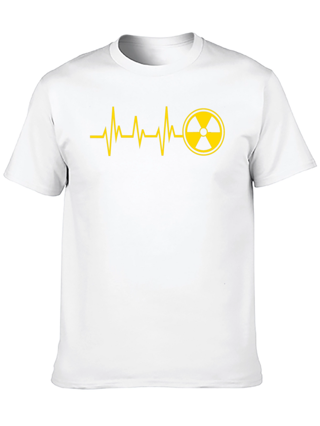 Radioactive Heartbeat Graphic Tee - Black