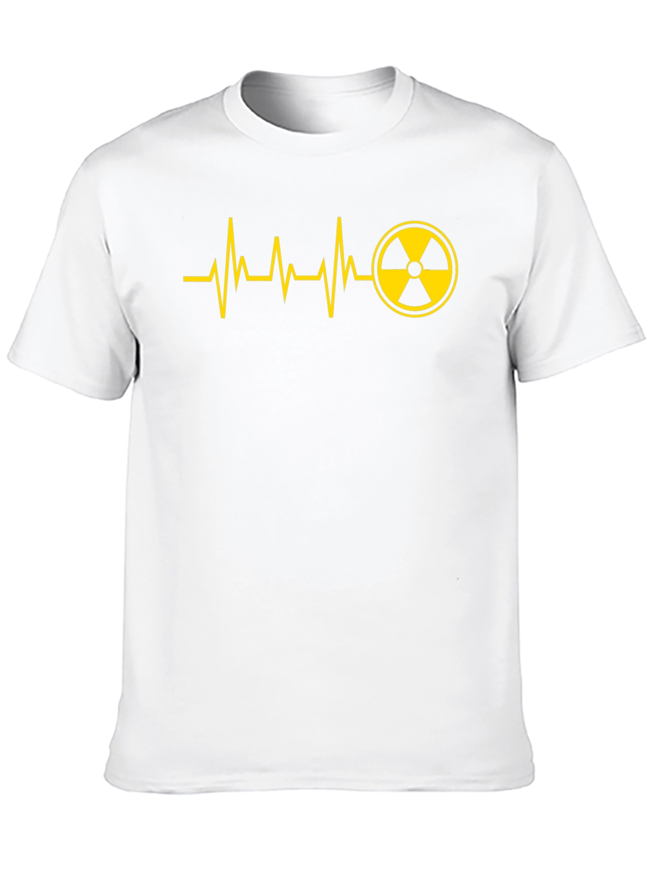 Radioactive Heartbeat Graphic Tee - Black