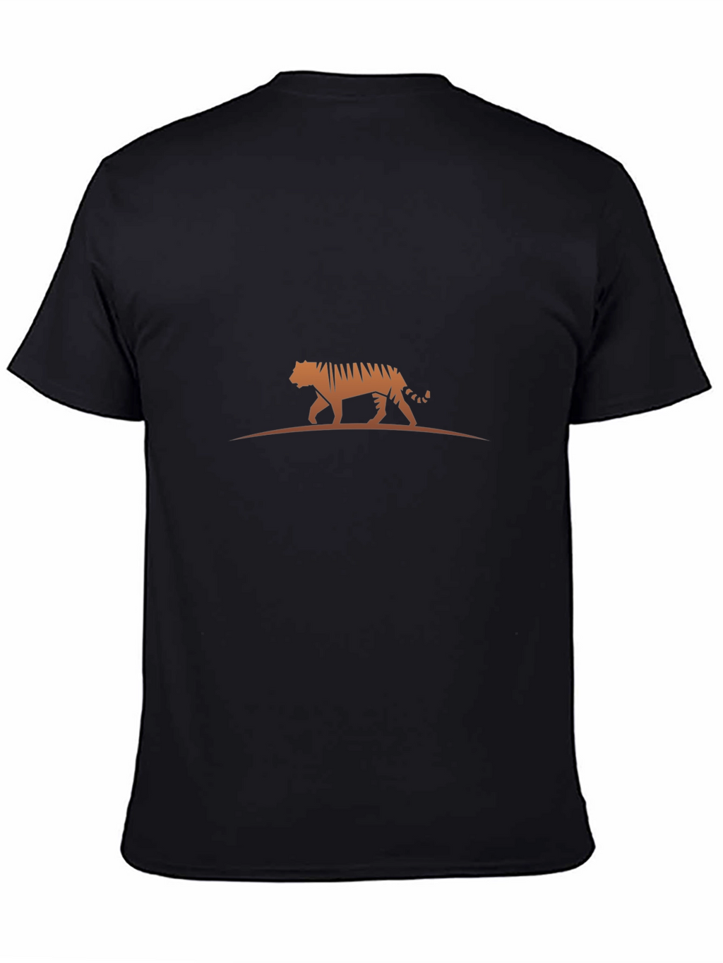Mens Black Tiger Graphic Tee - Stylish Casual Wear