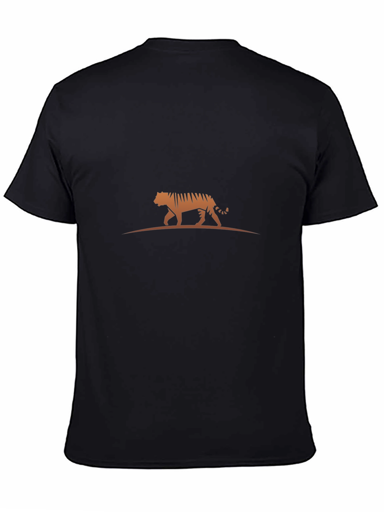 Mens Black Tiger Graphic Tee - Stylish Casual Wear
