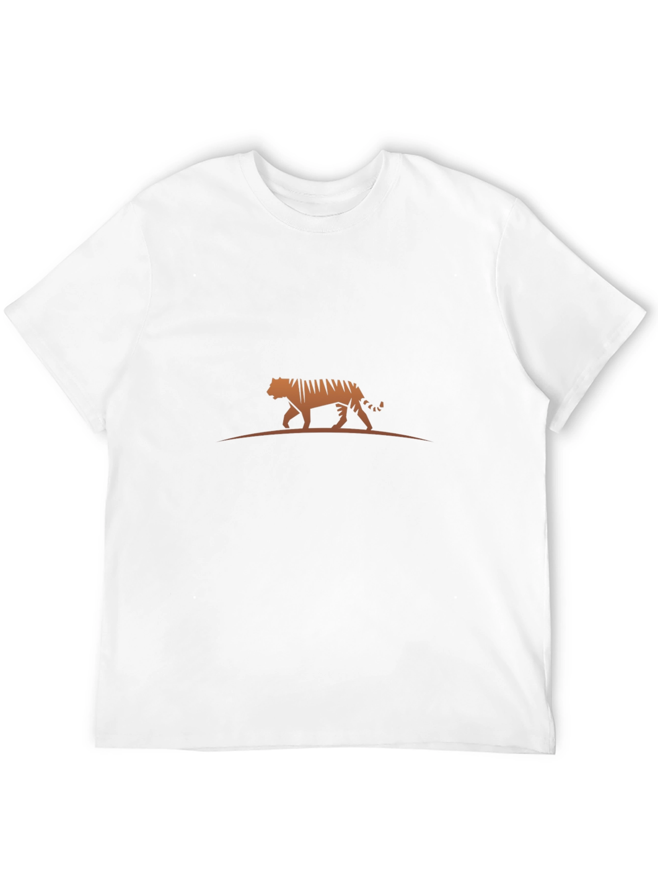 Mens Black Tiger Graphic Tee - Stylish Casual Wear