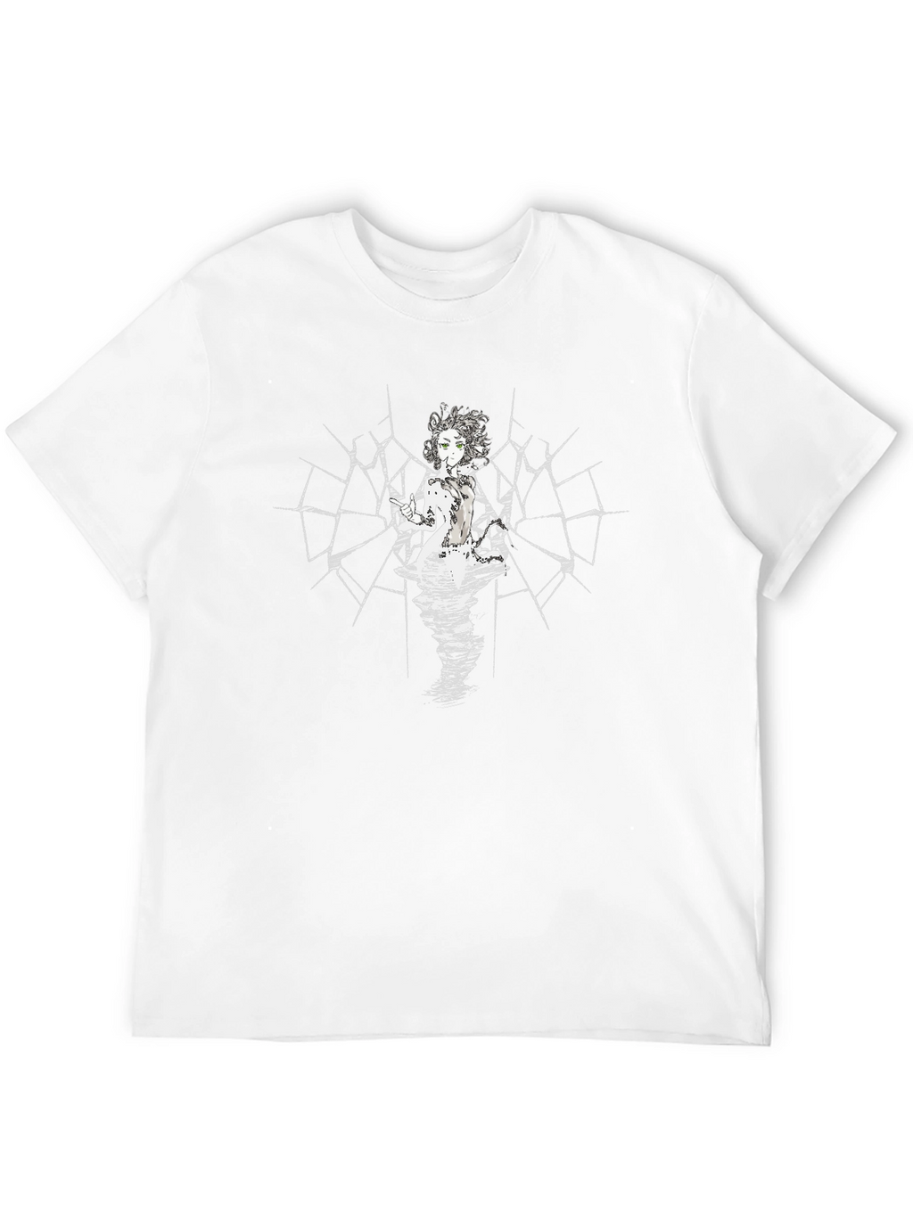Gothic Anime Girl Graphic T-Shirt