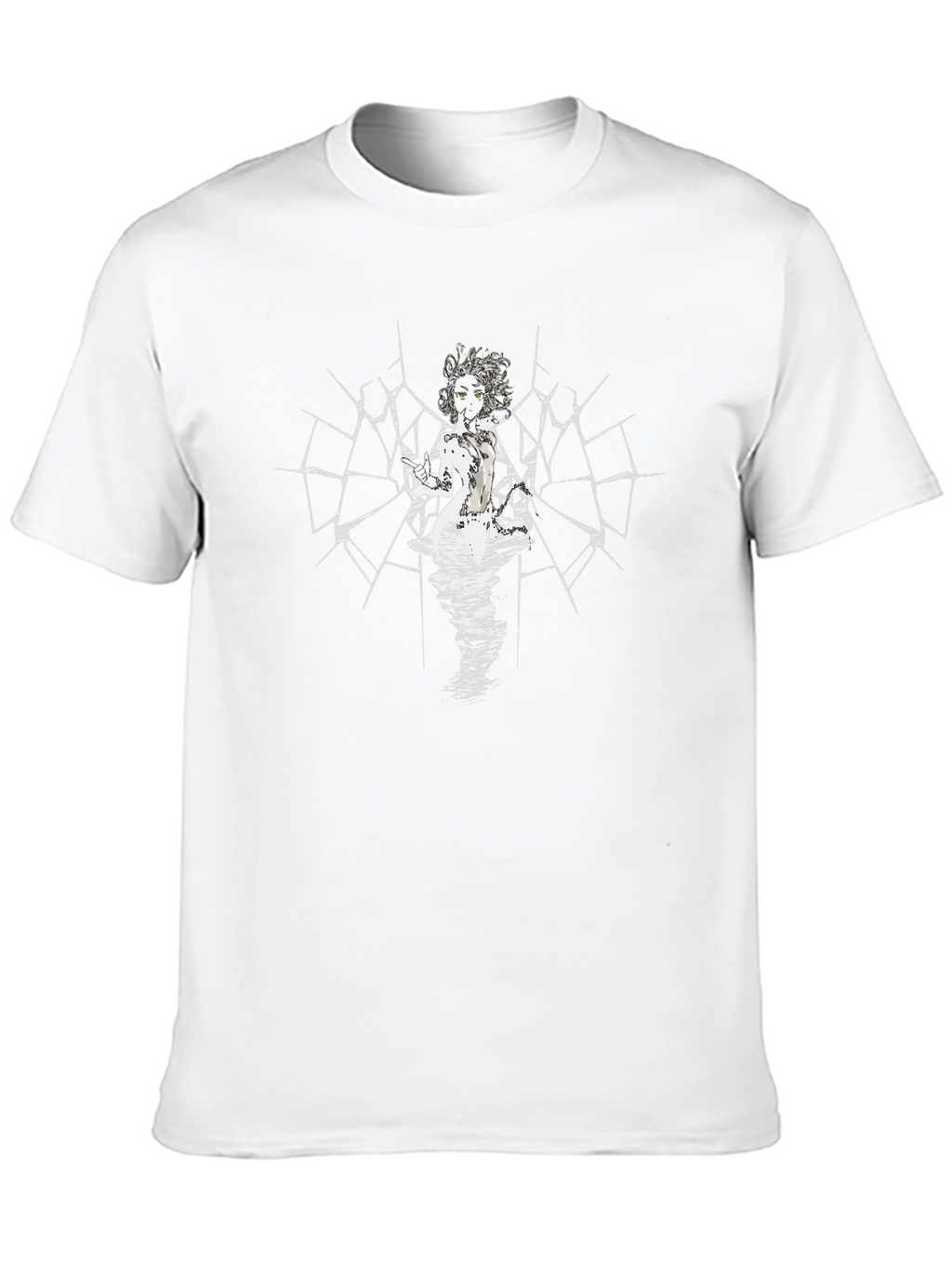 Gothic Anime Girl Graphic T-Shirt
