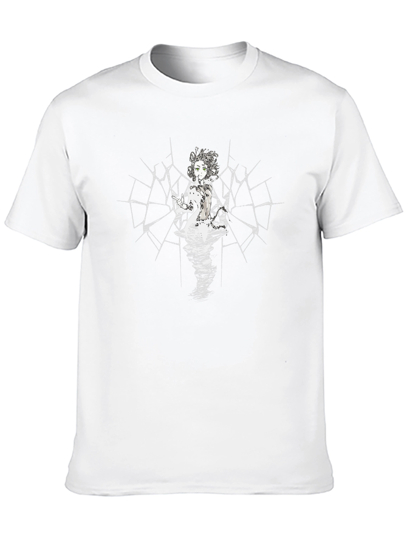Gothic Anime Girl Graphic T-Shirt