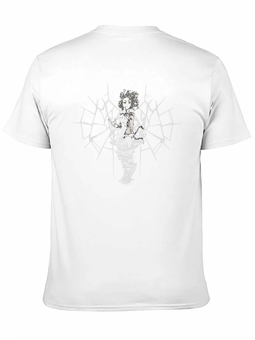 Gothic Anime Girl Graphic T-Shirt
