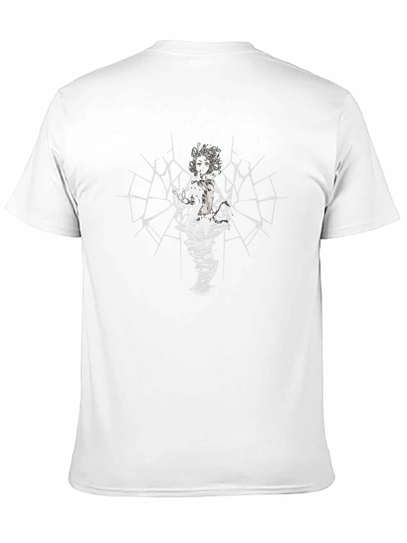 Gothic Anime Girl Graphic T-Shirt