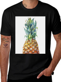Pineapple Graphic Tee - Tropical Fruit T-Shirt