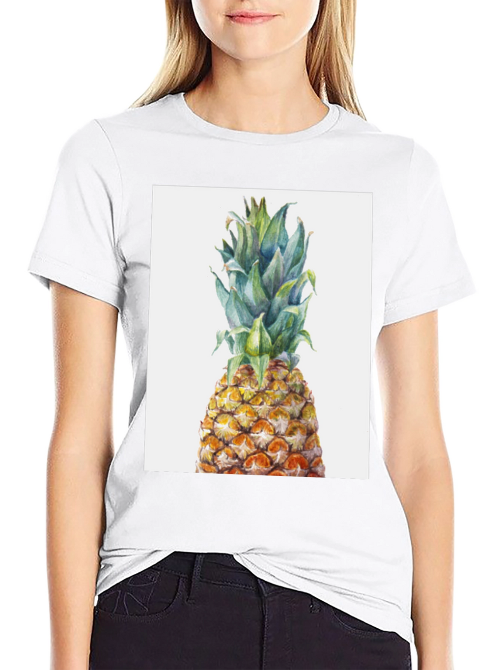 Pineapple Graphic Tee - Tropical Fruit T-Shirt