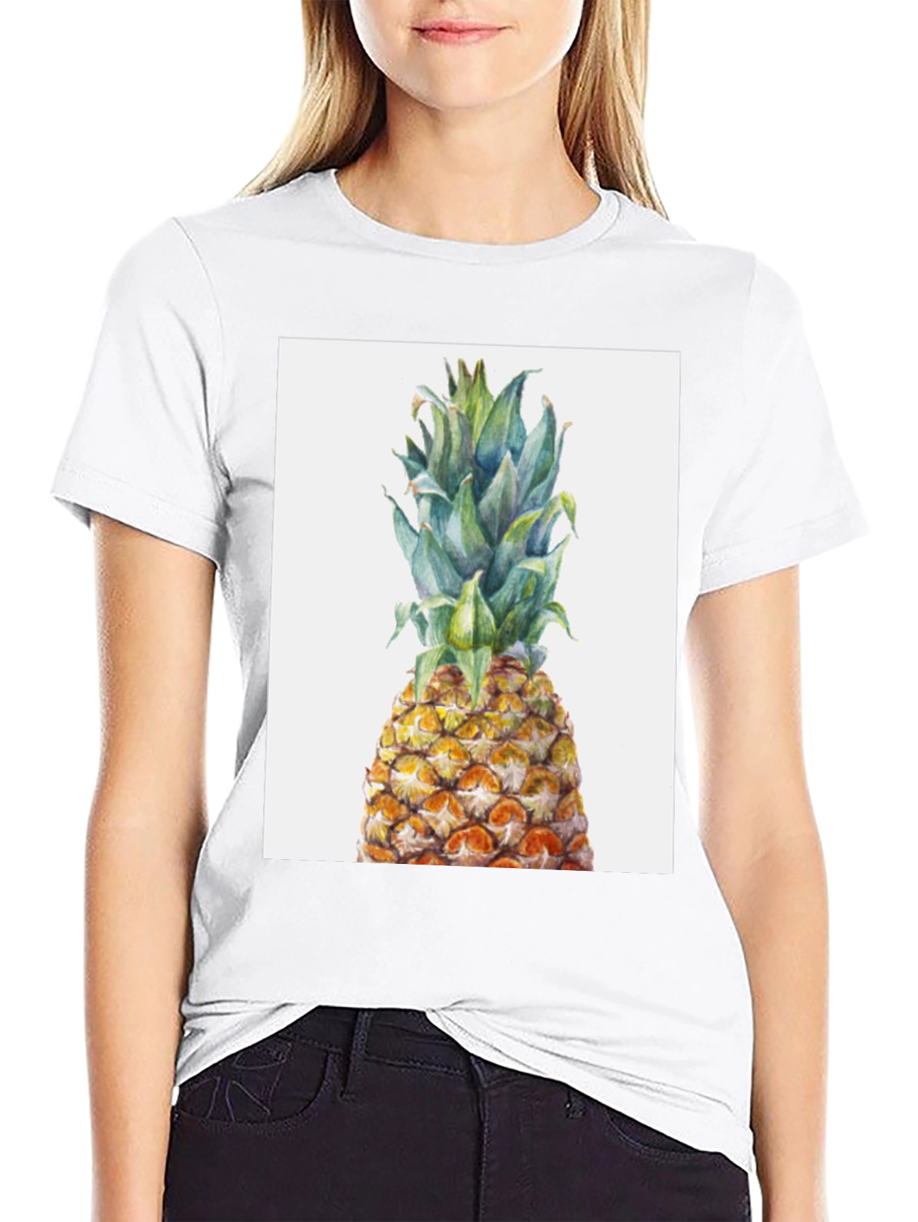 Pineapple Graphic Tee - Tropical Fruit T-Shirt
