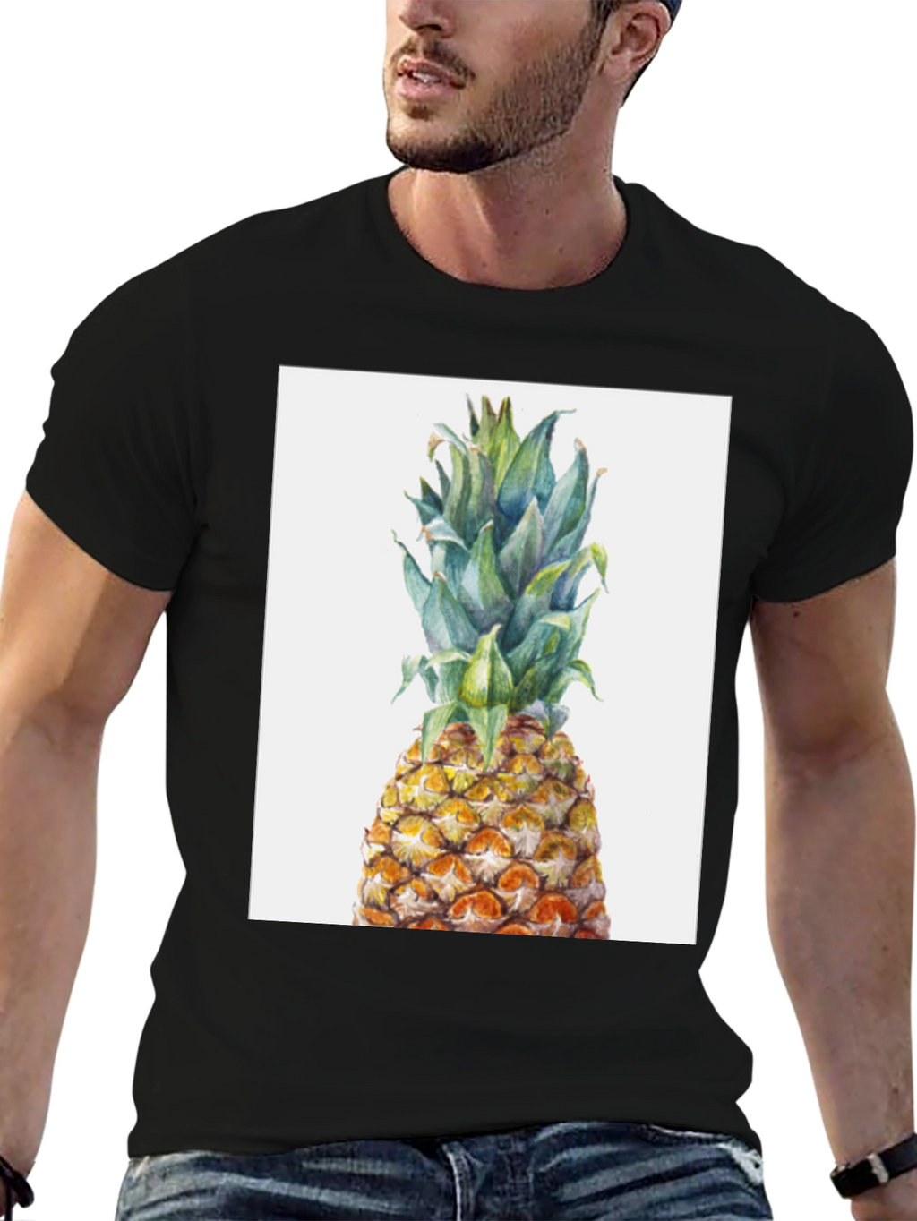 Pineapple Graphic Tee - Tropical Fruit T-Shirt