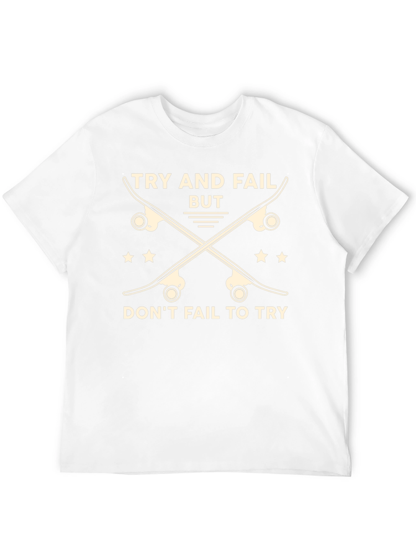 Skateboarding Graphic T-Shirt - Try and Fail