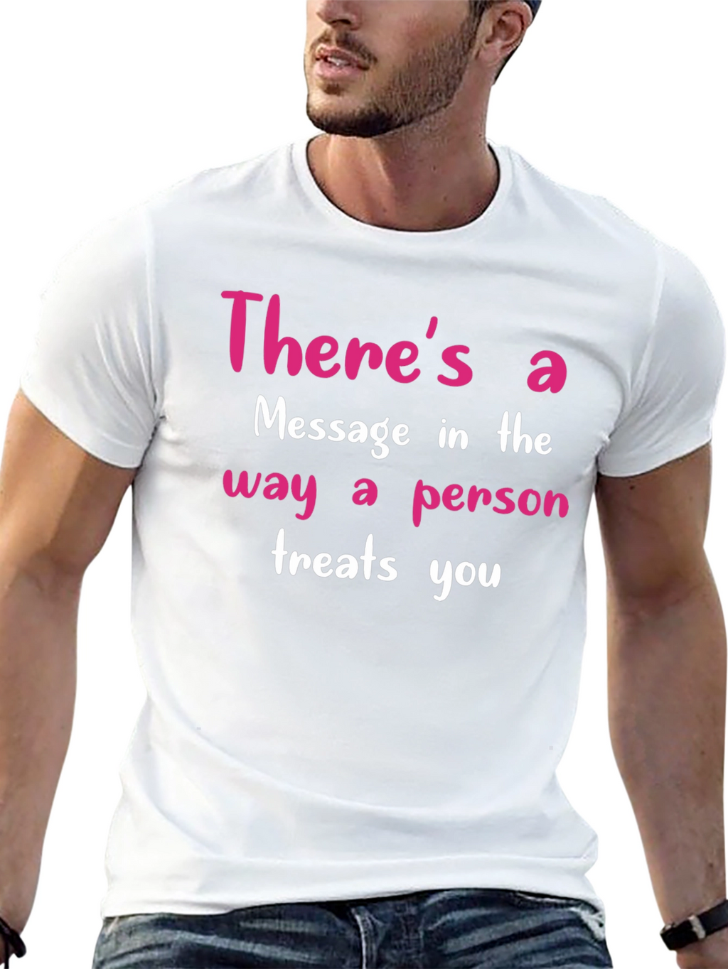 Inspirational Message T-Shirt - Treat Others Well