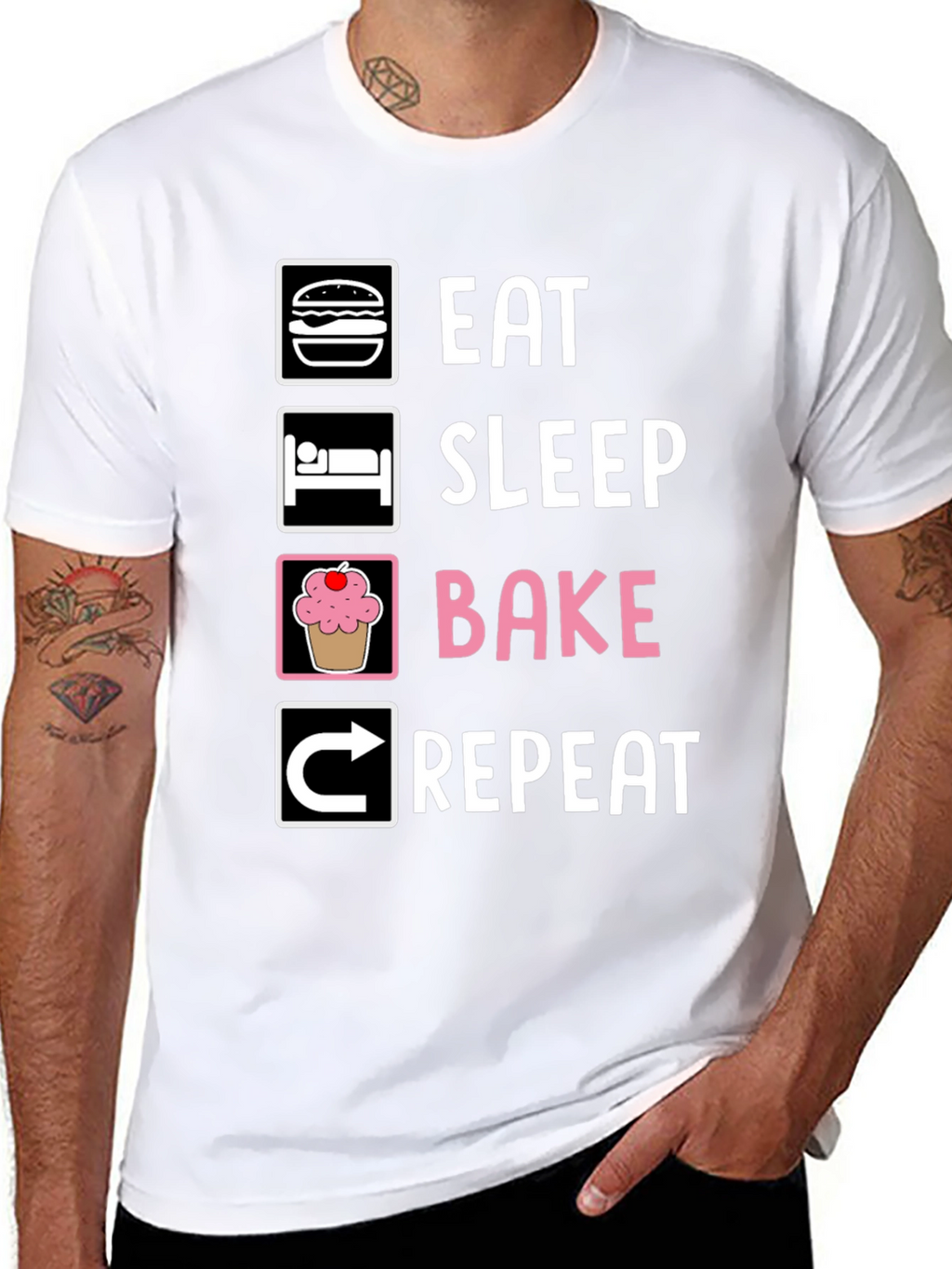 Eat Sleep Bake Repeat T-Shirt