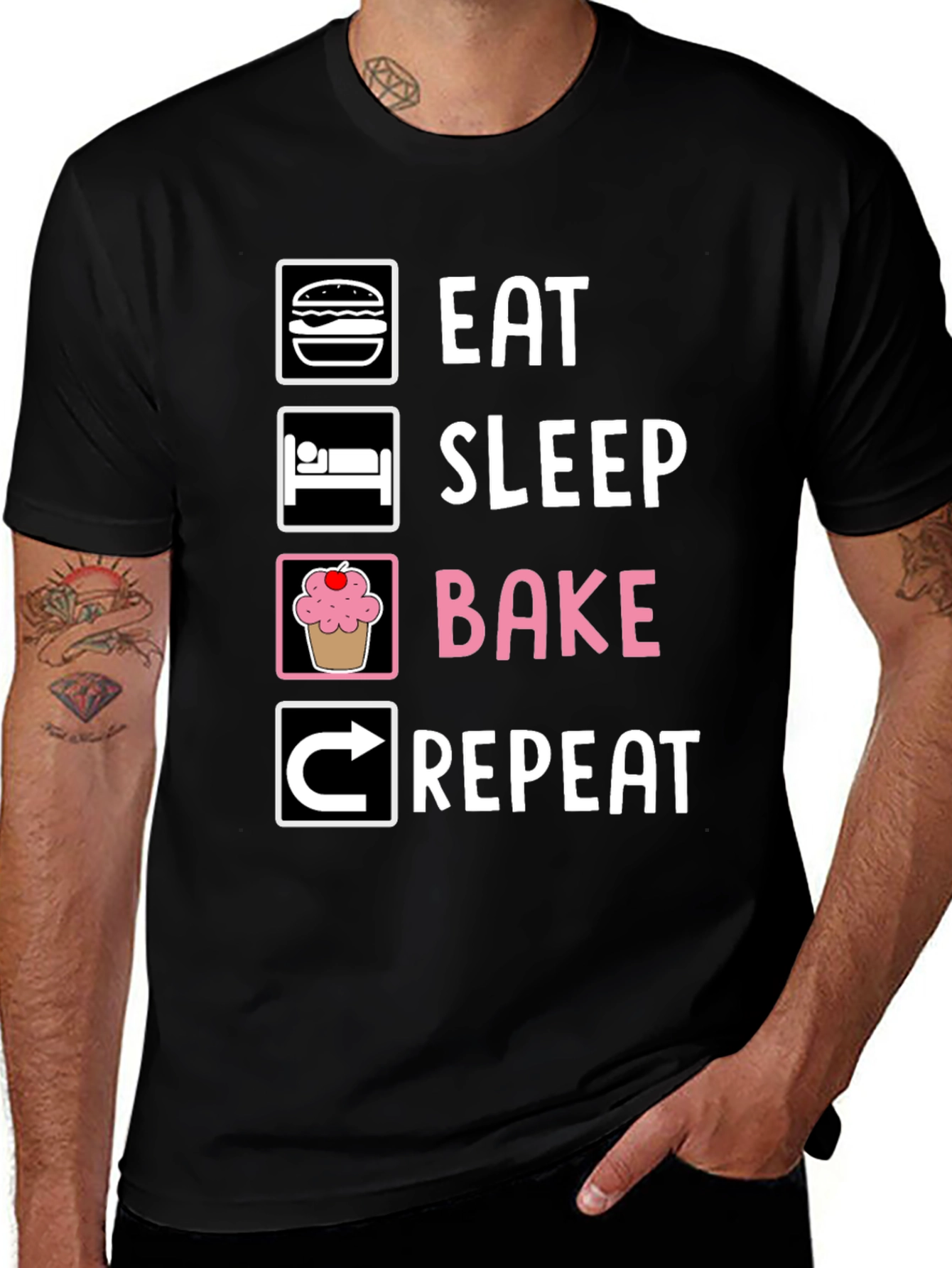 Eat Sleep Bake Repeat T-Shirt