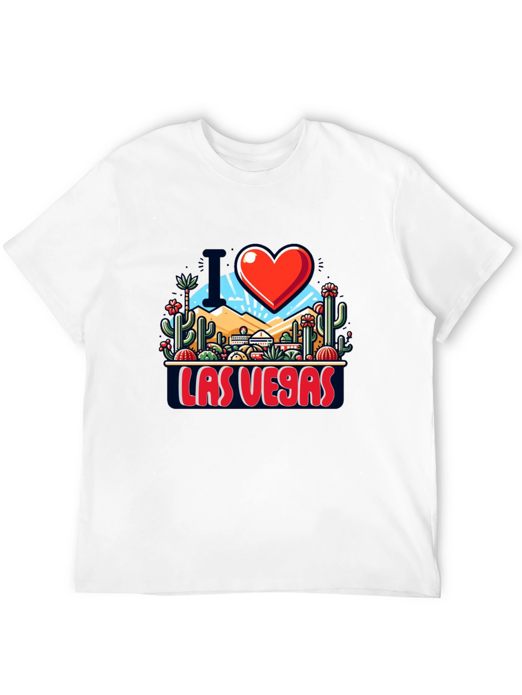 I Love Las Vegas Graphic T-Shirt