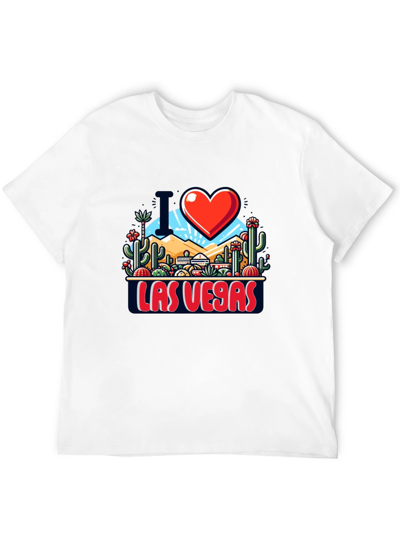 I Love Las Vegas Graphic T-Shirt