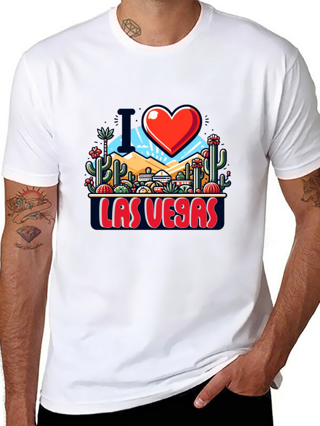 I Love Las Vegas Graphic T-Shirt
