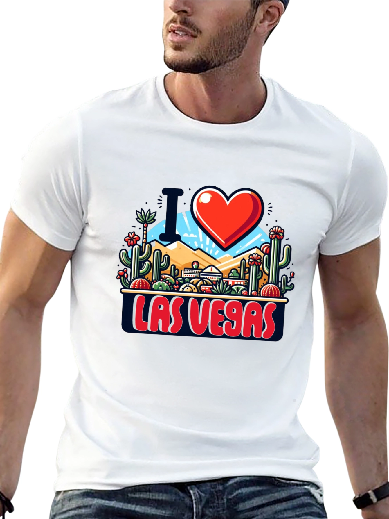 I Love Las Vegas Graphic T-Shirt