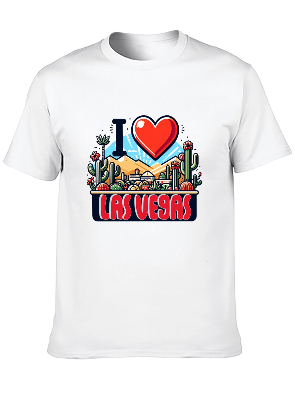 I Love Las Vegas Graphic T-Shirt