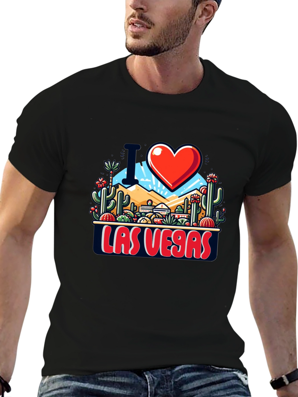 I Love Las Vegas Graphic T-Shirt
