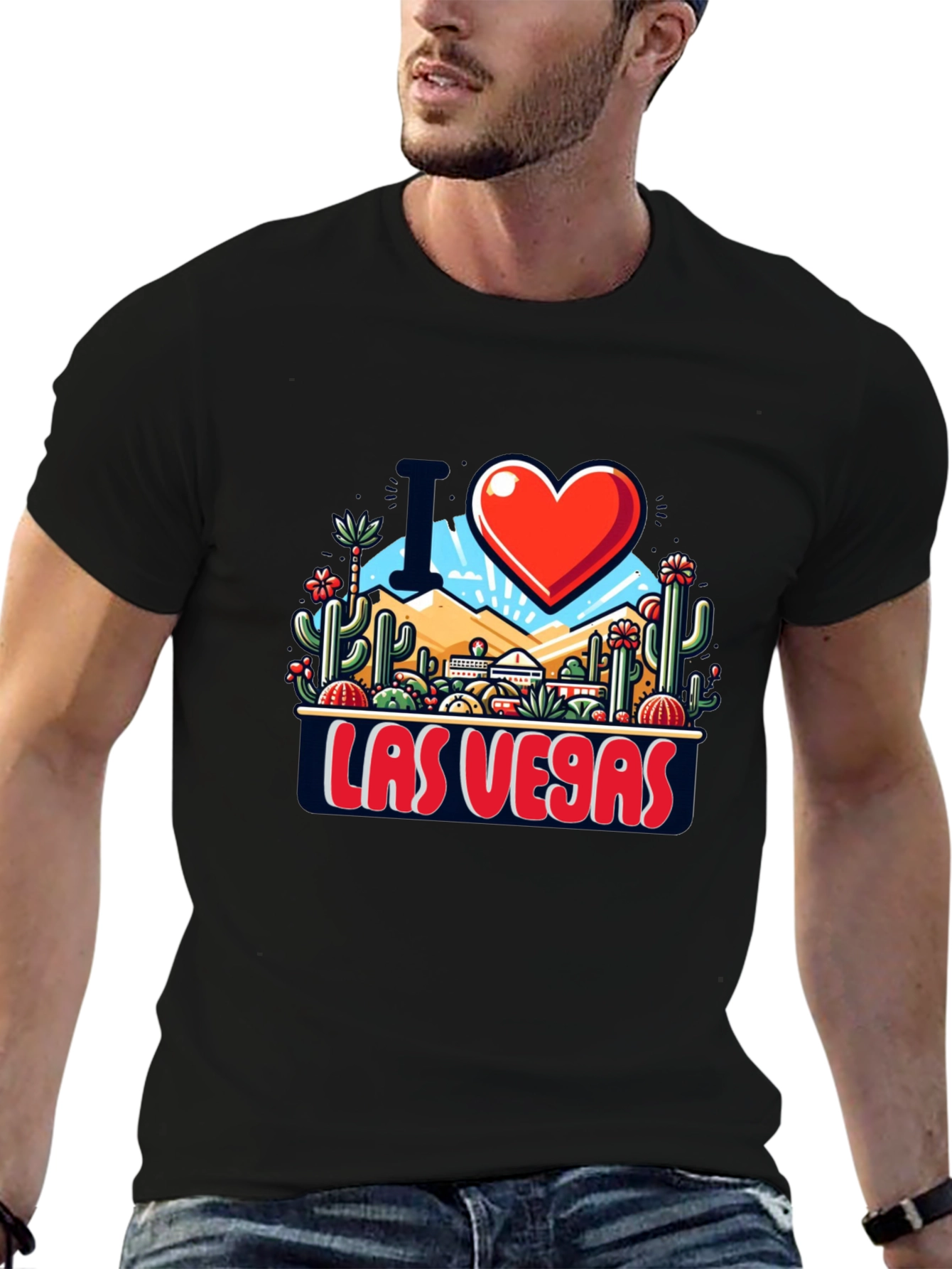I Love Las Vegas Graphic T-Shirt
