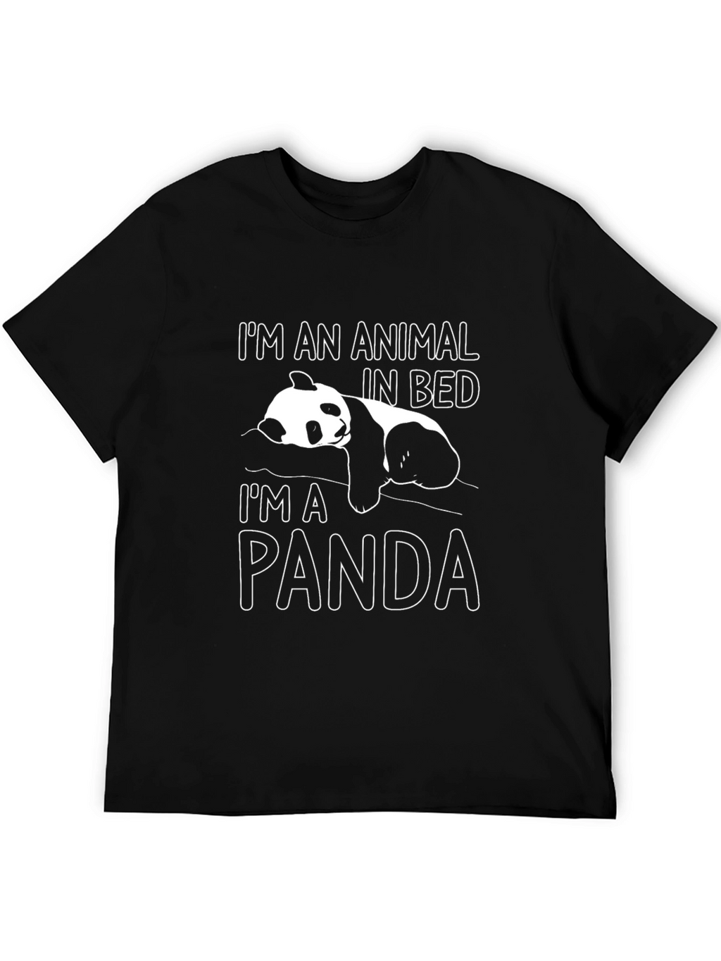 Animal in Bed Panda Graphic Tee - Unisex