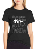 Animal in Bed Panda Graphic Tee - Unisex
